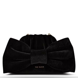 Ted Baker Black Velvet Bow Bag